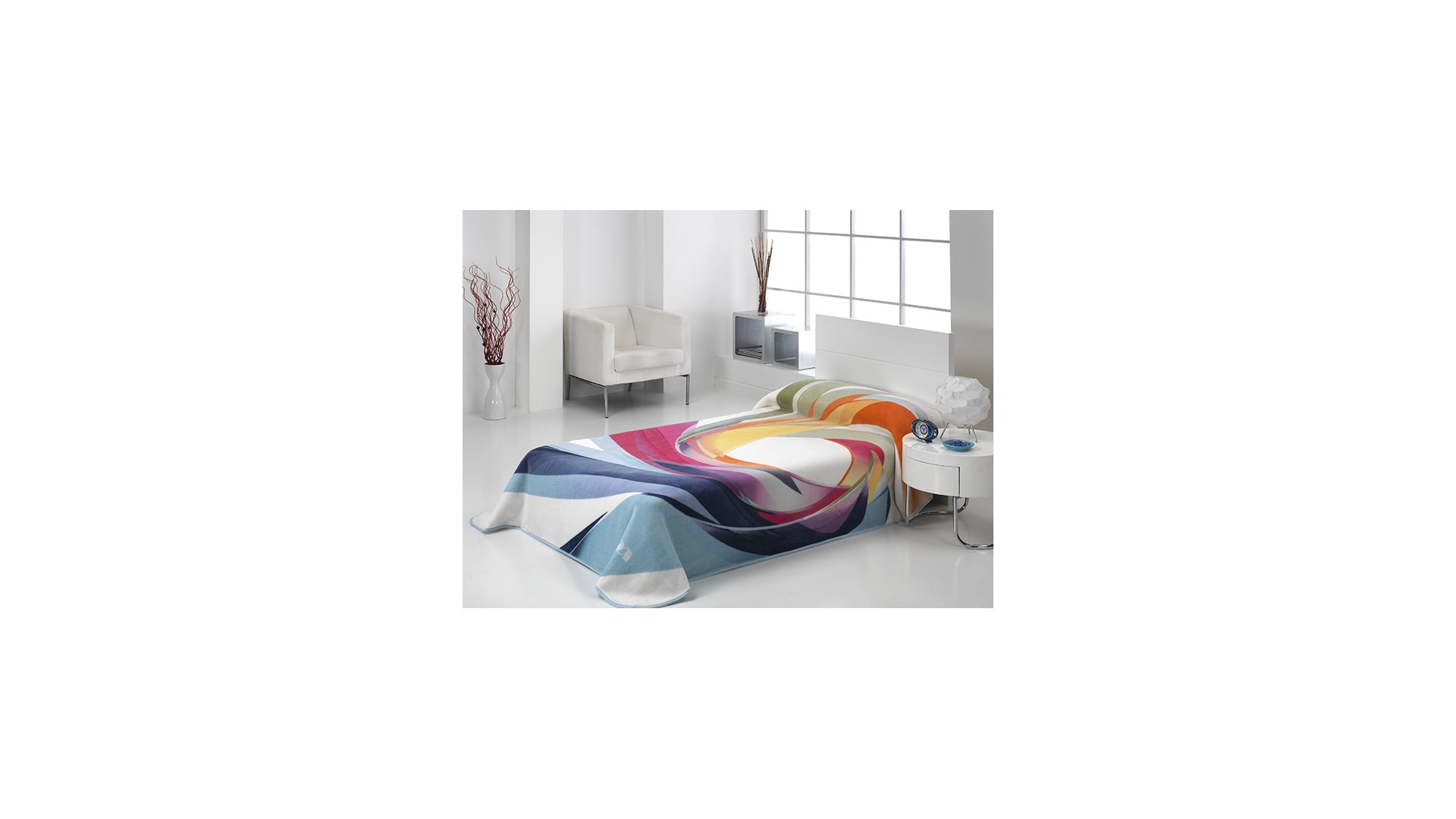 Manta para cama HARMONY 153 - 170x240cm - MULTI