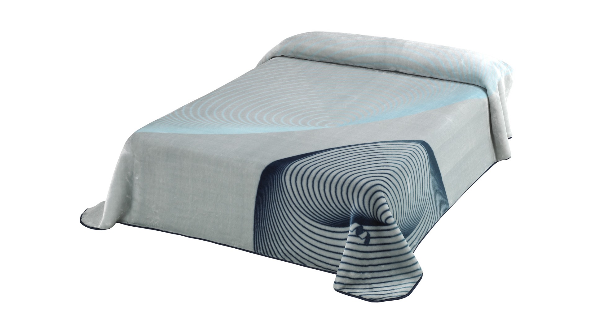 Manta para cama HARMONY H59 - 170x240cm - AZUL