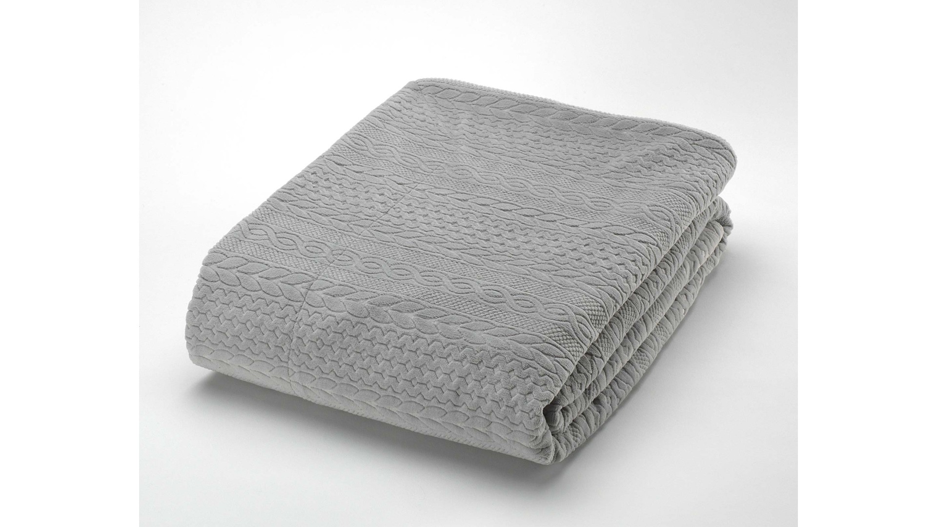 Manta para cama LUA - 220x240cm - Gris