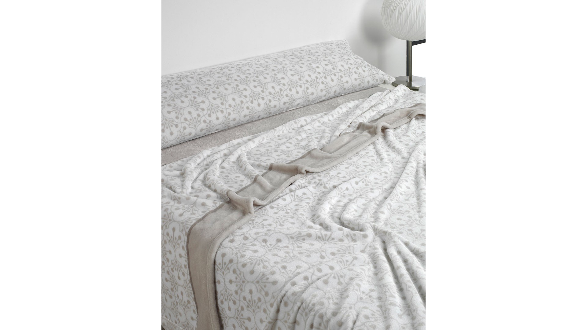 Sábana de Invierno Microcoral J72 - Cama de 90 - GRIS