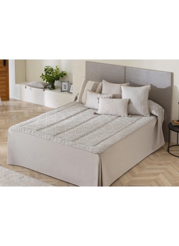 Confecciones Paula Colcha Verano Volantes Jacquard Somo