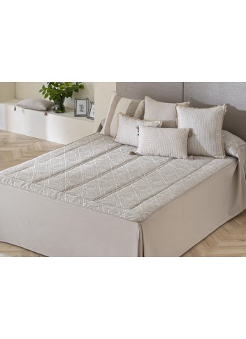 Confecciones Paula Colcha Verano Volantes Jacquard Somo