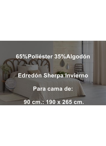 Confecciones Paula Edredón Jacquard Sherpa Ávila