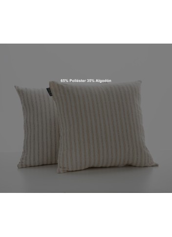 Funda Cojín Jacquard Lineas