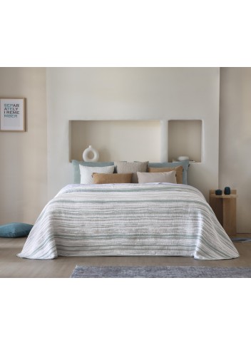 Colcha Pique Jacquard Reversible Fundeco Eliot