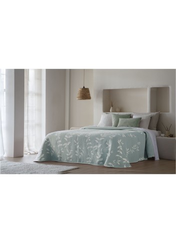 Colcha Pique Jacquard Reversible Fundeco Laisa